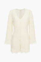 Thumbnail for your product : BA&SH Gaspard Crocheted Cotton-blend Playsuit