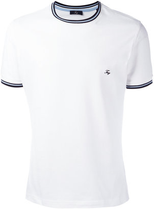 Fay logo print T-shirt - men - Cotton/Spandex/Elastane - XXL