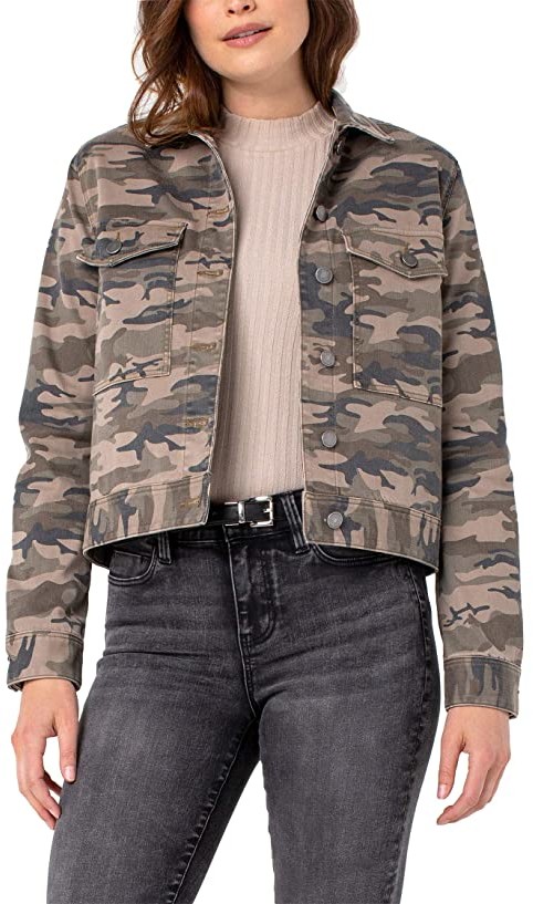 womens denim camo jacket