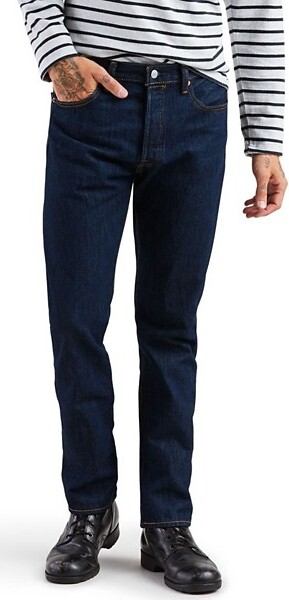 Levi's Men's 501 Original Straight Jeans Rinse 30 34