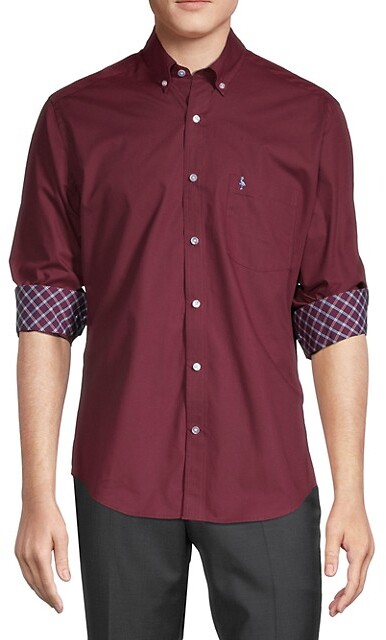Men's Button Down Shirt With Contrast Cuff | Shop the world's 