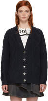 Thumbnail for your product : 3.1 Phillip Lim Navy Aran Cable Cardigan