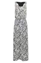 Thumbnail for your product : Select Fashion Fashion Womens Grey Paisley Print Blouson Maxi Drs - size 6