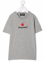 Thumbnail for your product : DSQUARED2 Kids logo-print cotton T-Shirt