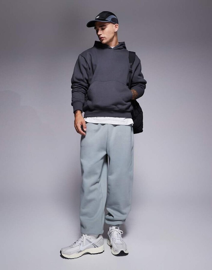 Asos Design Oversized Grey Jogger Curve Oversized Jogger With