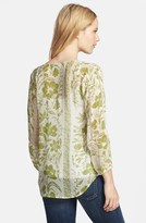 Thumbnail for your product : Lucky Brand 'Lily' Print Peasant Blouse