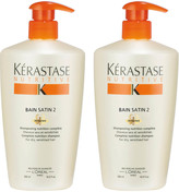 Thumbnail for your product : Kérastase Nutritive Bain Satin 2 Shampoo 500ml Duo