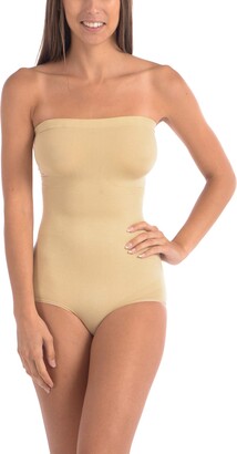 BRABIC Backless Shapewear for Women Tummy Control Bodysuit Seamless Full  Body Shaper Sleeveless Jumpsuits Tank Tops