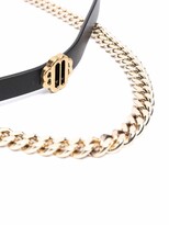 Thumbnail for your product : Maje Clover chainlink thin belt