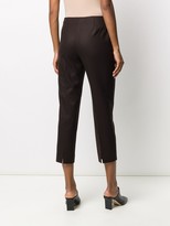 Thumbnail for your product : Piazza Sempione Cropped Virgin Wool Blend Trousers