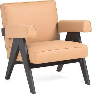 27x29 Chandigarh European Armchair | Leather