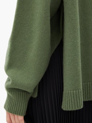 Tibi Oversized Cashmere Sweater - Green