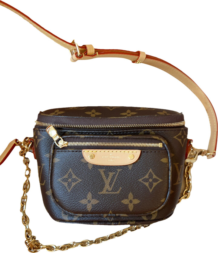 Bum bag / sac ceinture leather handbag Louis Vuitton Brown in