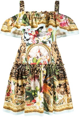 Philipp Plein Leopard -Print Mini Dress