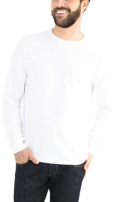 Fruit of the Loom Men's Platinum EverSoft Long Sleeve T-Shirt, Available up to size 4X