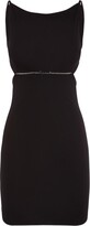 Thumbnail for your product : DSQUARED2 Viscose jersey logo chain mini dress