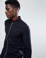 Thumbnail for your product : Weekday Temp Peached Zip Front Shirt