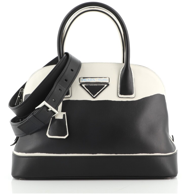 Prada Mirage Top Handle Bag Leather Large ShopStyle