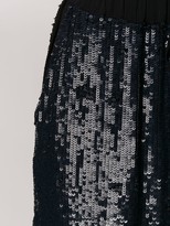 Thumbnail for your product : P.A.R.O.S.H. Sequinned Straight-Leg Shorts