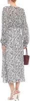 Thumbnail for your product : IRO Elea Ruffle-trimmed Printed Gauze Midi Dress
