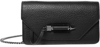Mackage Zoey-C Dual Leather Mini Crossbody Bag In Black