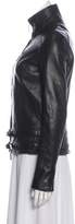 Thumbnail for your product : Ralph Lauren Black Label Leather Zip-Up Jacket
