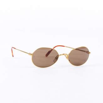 Cartier Brown Metal Sunglasses