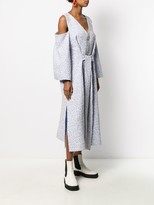 Thumbnail for your product : Henrik Vibskov Cold-Shoulder Belted Dress