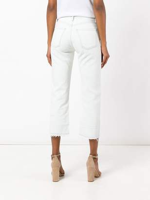 Citizens of Humanity frayed cropped jeans
