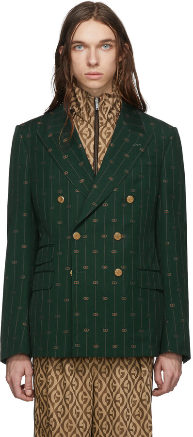 gucci green blazer