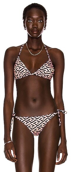 Candie's Aqua w/Pink & Yellow Pattern Bikini Top or Bottom Swimwear MSRP $32 