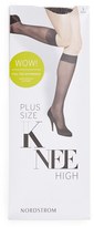 Thumbnail for your product : Nordstrom Sheer Knee High Socks (3-Pack) (Plus Size & Plus Size Tall) (3 for $30)