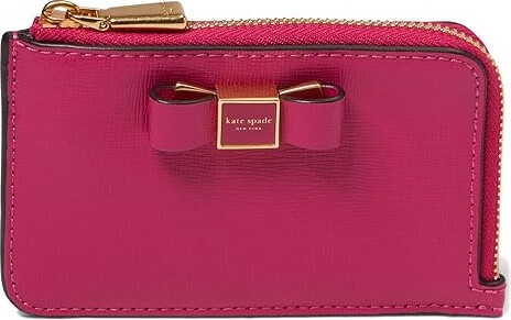 Kate Spade Staci Laptop Tote Triple Compartment Leather Dark Watermelon Pink