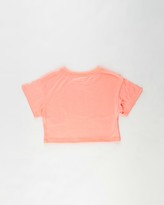 Thumbnail for your product : Nike Girl's Orange Printed T-Shirts - Short Sleeve Boxy Graphic Tee - Kids - Size 6 YRS at The Iconic