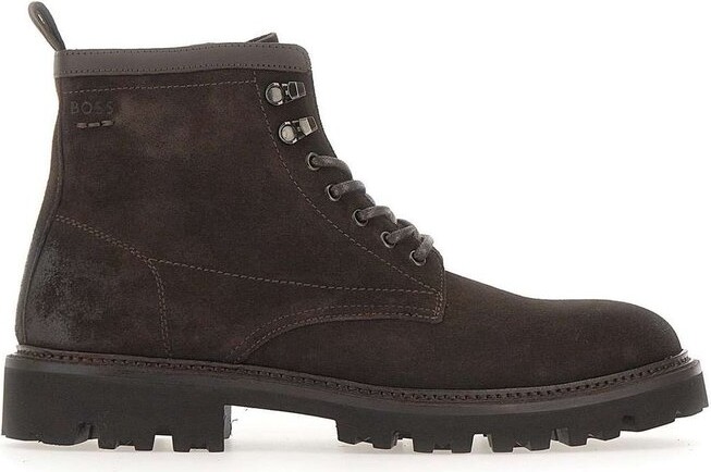 Boss Hugo Boss Zip-Up Lace-Up Boots