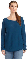Thumbnail for your product : Eileen Fisher Petite Scoop Neck Box Sweater