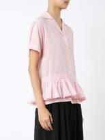 Thumbnail for your product : Tome pleated trim shirt