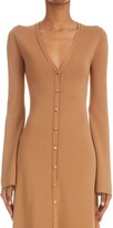 Thumbnail for your product : Chloé Long Sleeve Merino Wool Cardigan Dress