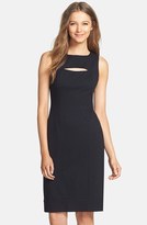 Thumbnail for your product : Vince Camuto Cutout Ponte Sheath Dress