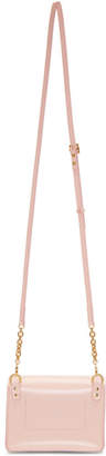 Sophie Hulme SSENSE Exclusive Pink and Blue Nano Milner Crossbody Bag