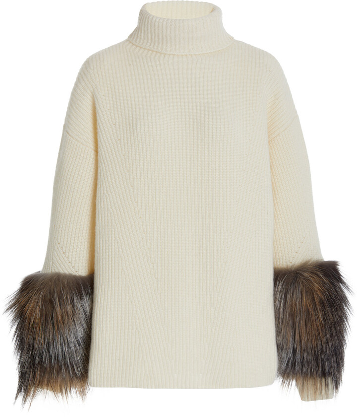 white fur sweater for ladies