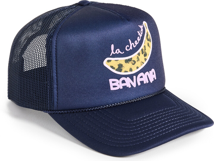 Kerri Rosenthal Le Cheetah Banana Trucker Hat ShopStyle