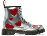 Thumbnail for your product : Dr. Martens Kids Silver 1460 Glitter Star Boots