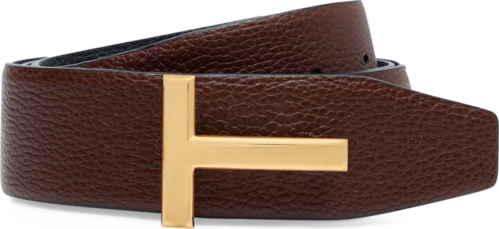 tom ford reversible t leather belt
