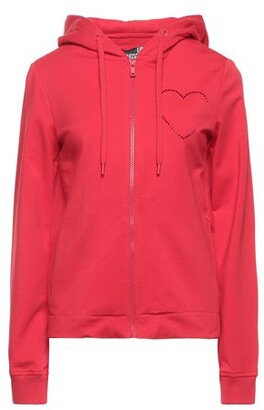 Love Moschino Red Women's Sweatshirts & Hoodies | Shop the world's 