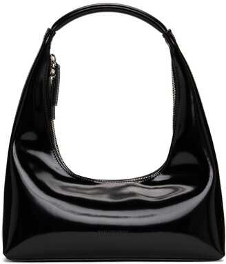 Marge Sherwood Leather Large Hobo Bag in Black Womens Bags Hobo bags and purses 