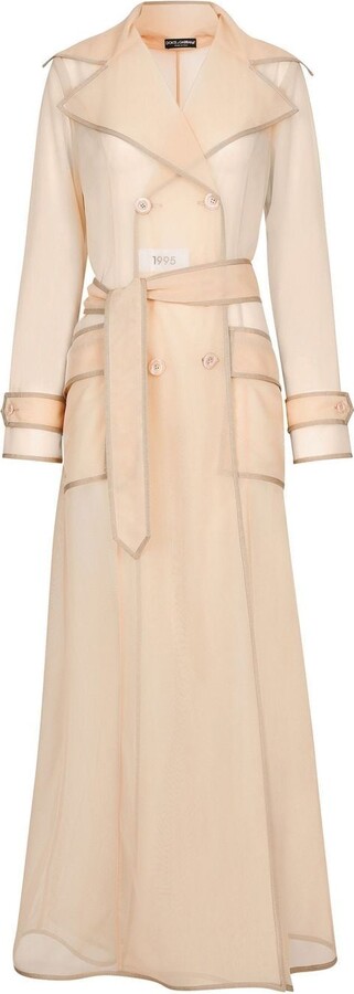 Sheer Trench Coat | ShopStyle