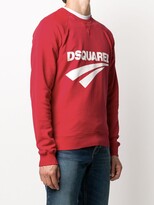 Thumbnail for your product : DSQUARED2 Logo Print Crew Neck Sweatshirt