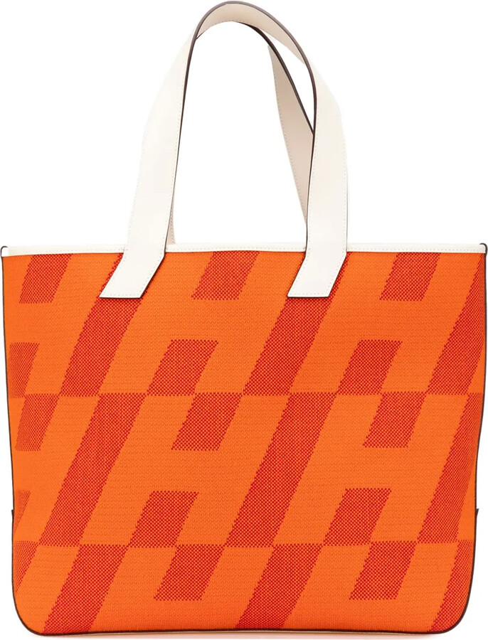 Hermès Pre-Owned 2022 Toile H and Swift Cabas H en Biais 40 tote bag