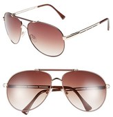 Thumbnail for your product : Vince Camuto 60mm Aviator Sunglasses